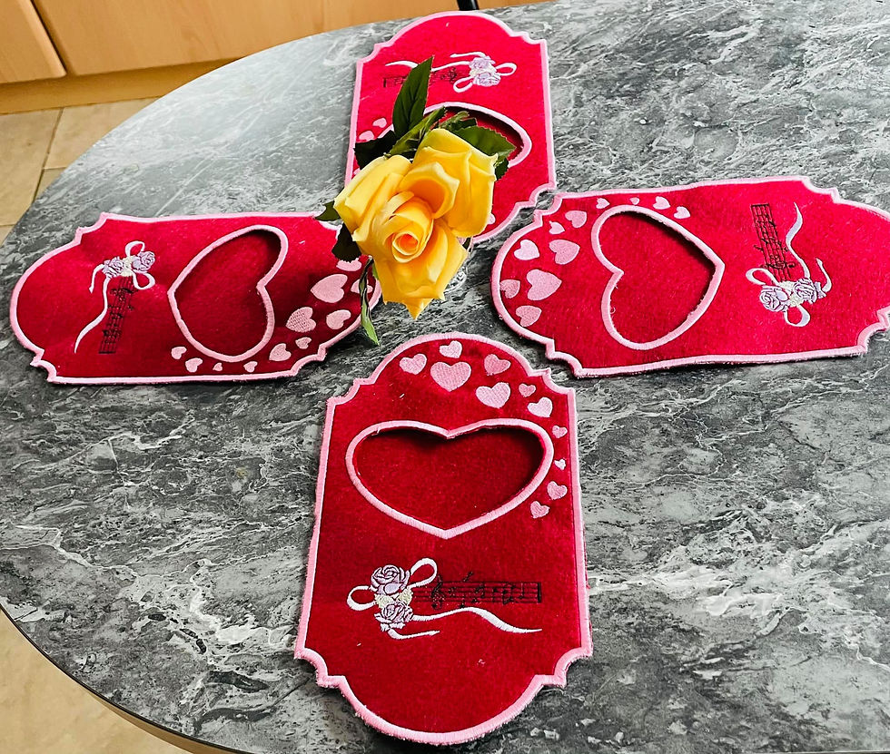 Miniaturbild: ITH Bestecktasche Valentinstag