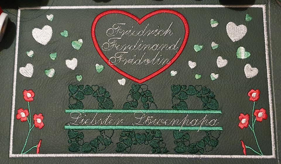 Miniaturbild: DAD of Hearts-Split mit freiem Textbereich + 1 ITH DAD MUGRUG