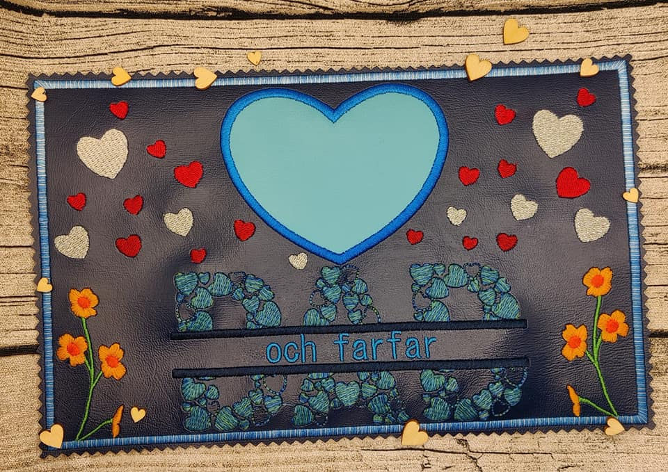Miniaturbild: DAD of Hearts-Split mit freiem Textbereich + 1 ITH DAD MUGRUG