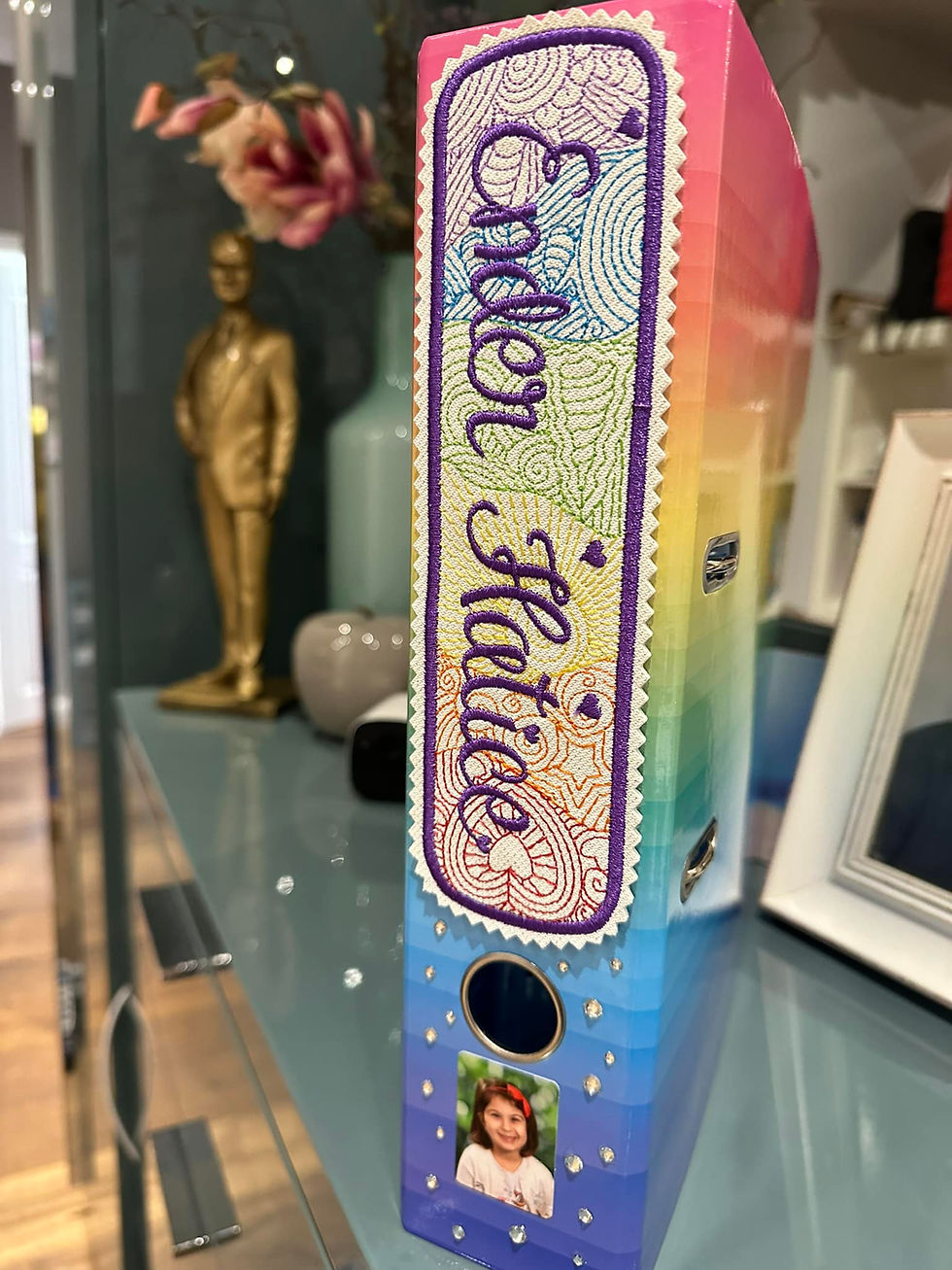 Miniaturbild: ITH Regenbogen Label Blanko