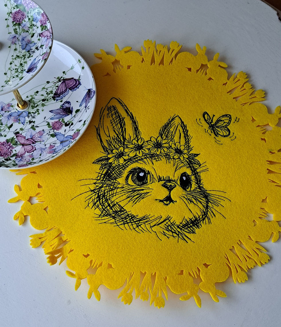 Miniaturbild: Scribble Embroidery Baby Hase Habibi