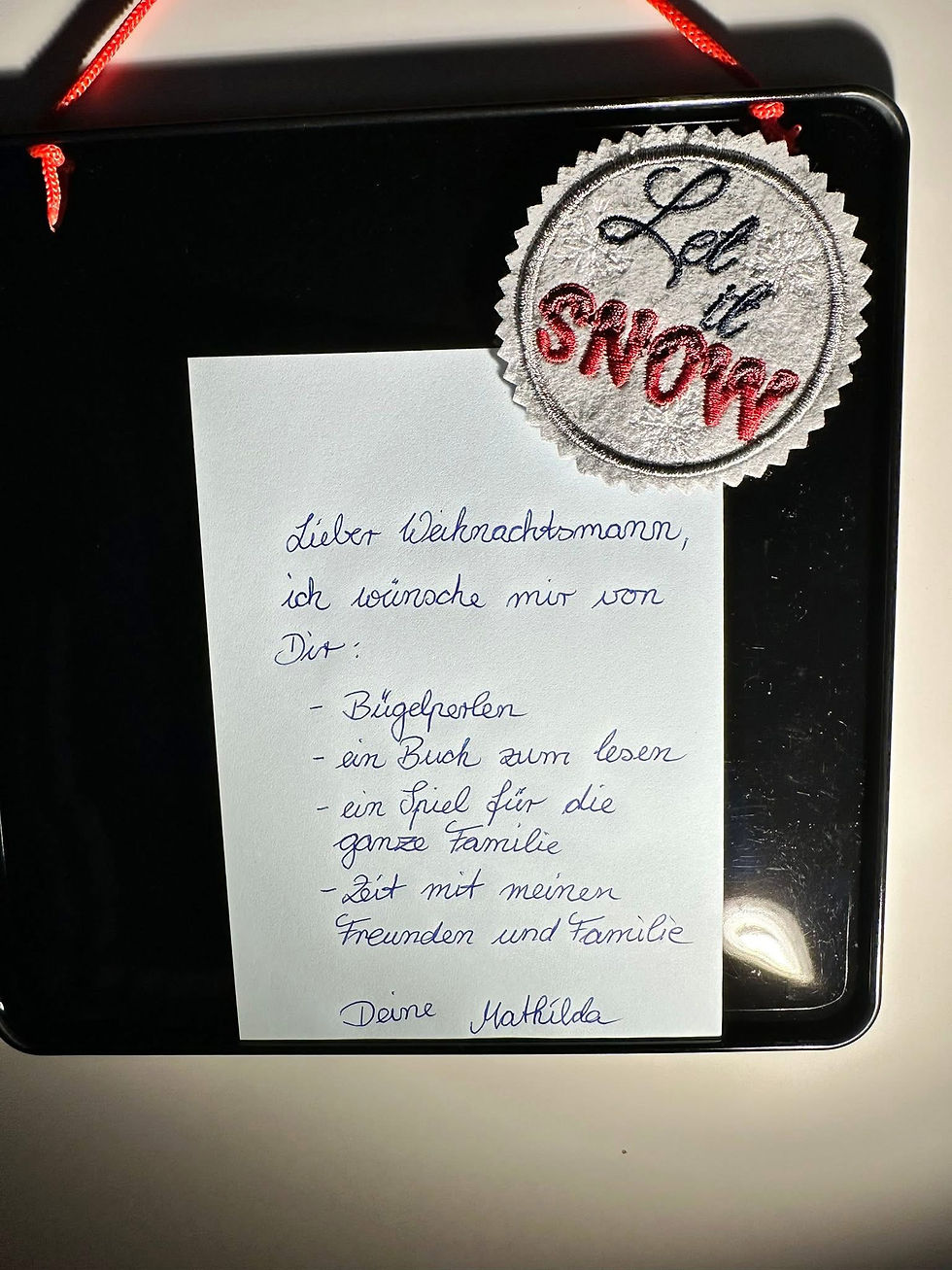 Miniaturbild: ITH Stickdatei Let it Snow für Magnete
