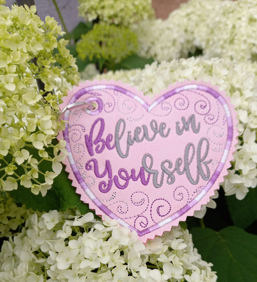 Miniaturbild: ITH "Believe in Yourself" Herz-Anhaenger