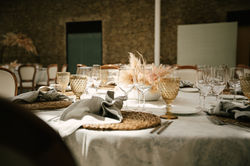 Jose&Oscar_Decoración cena boda boho