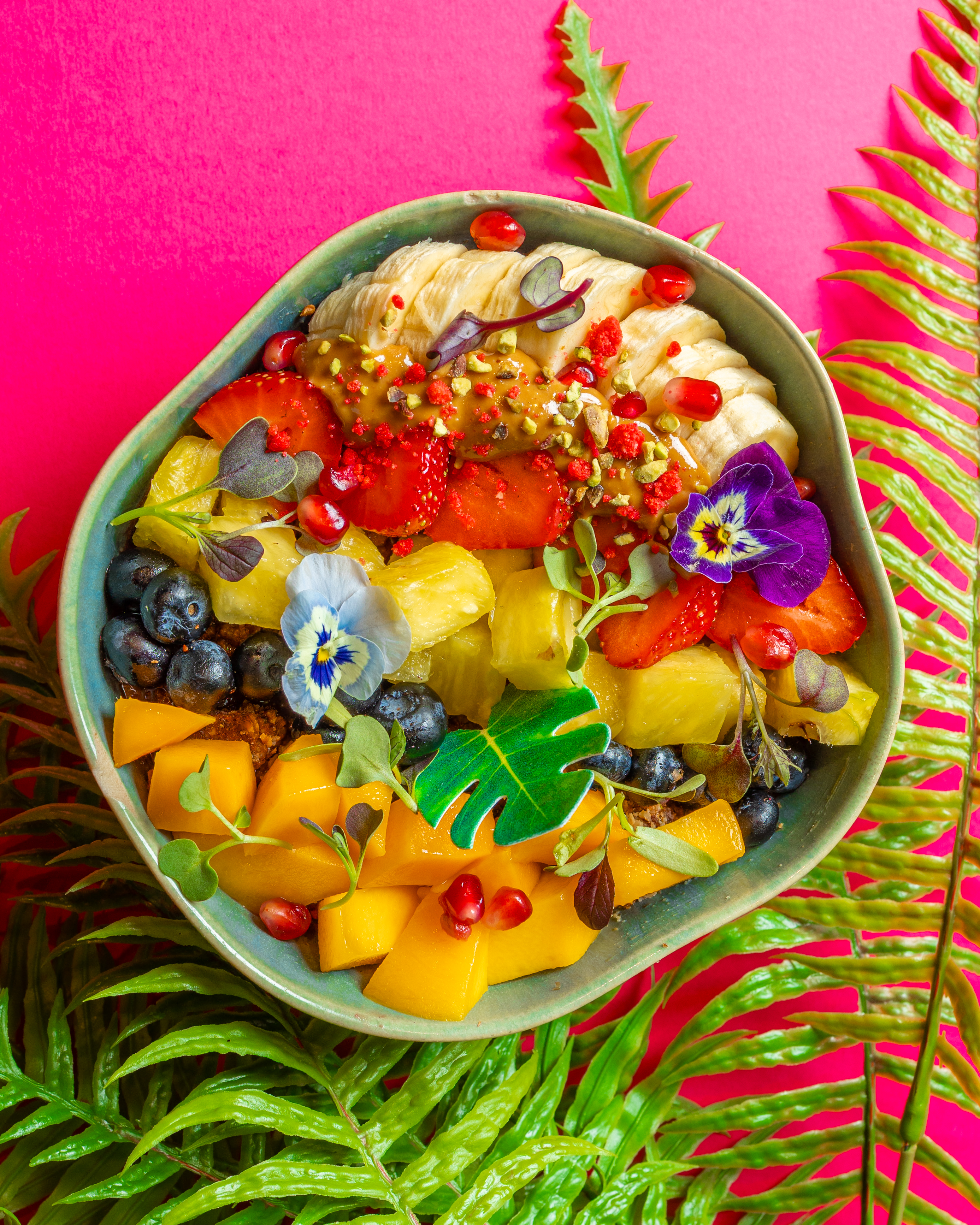 Arranged Food and Objects