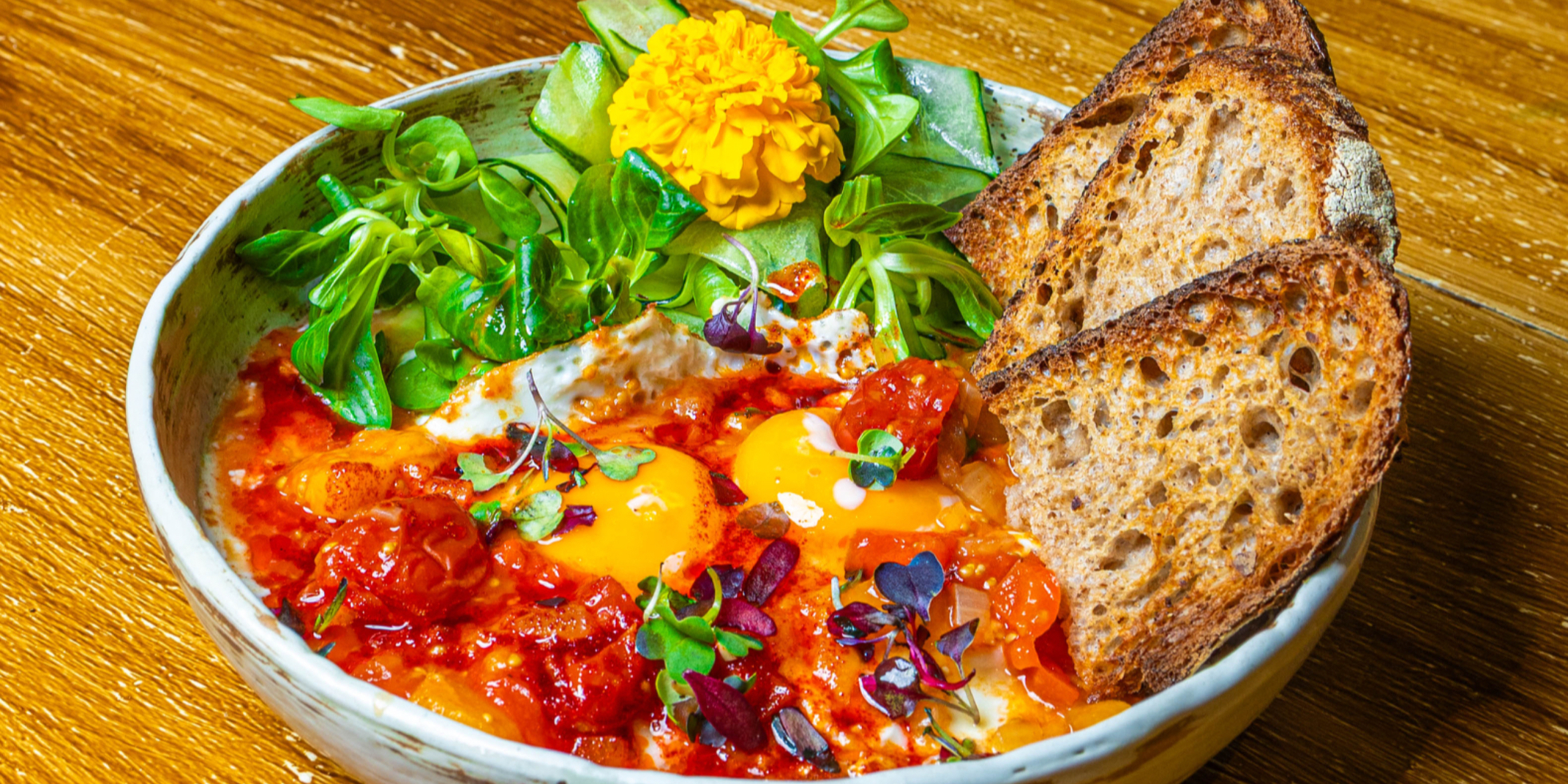 Arranged Food and Objects