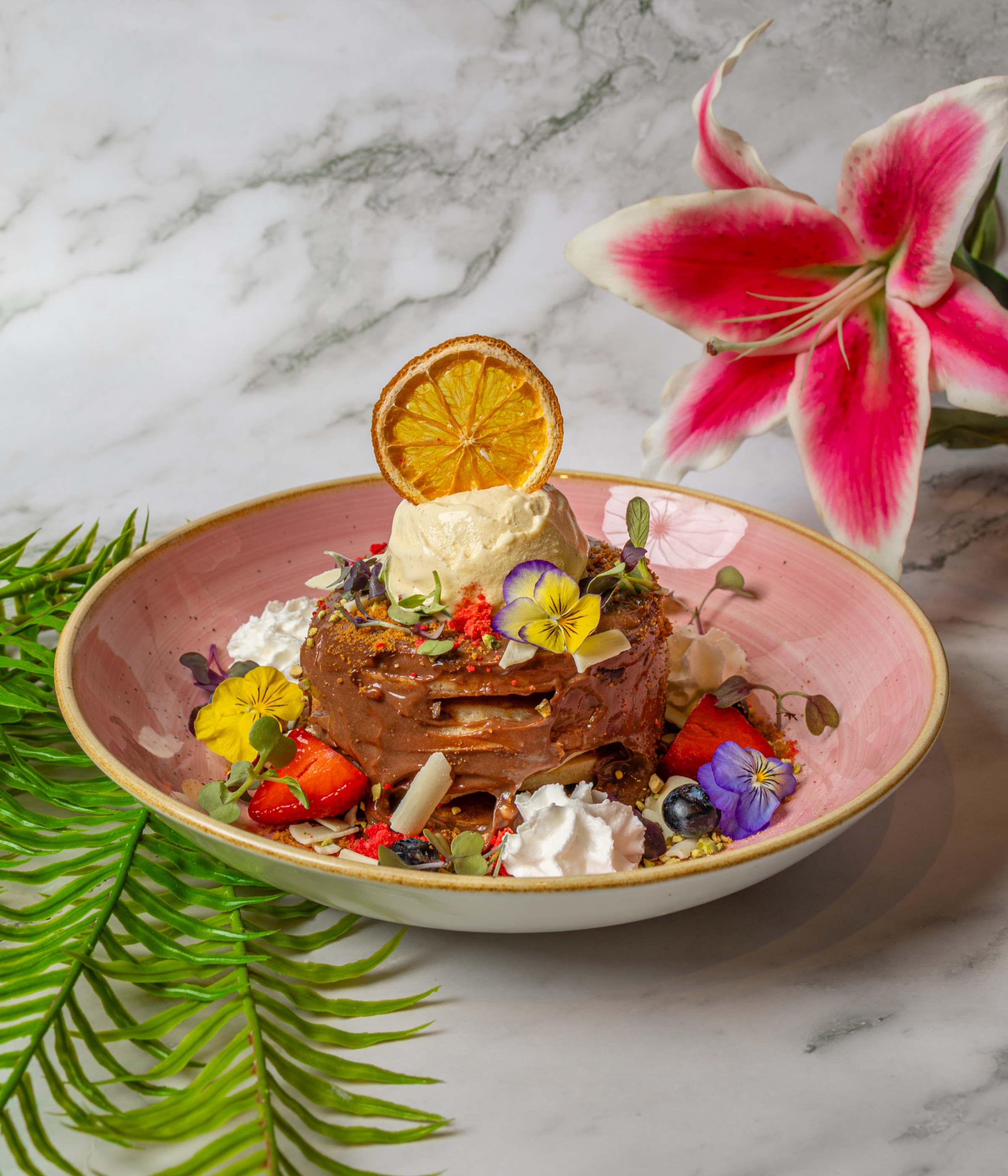 Arranged Food and Objects