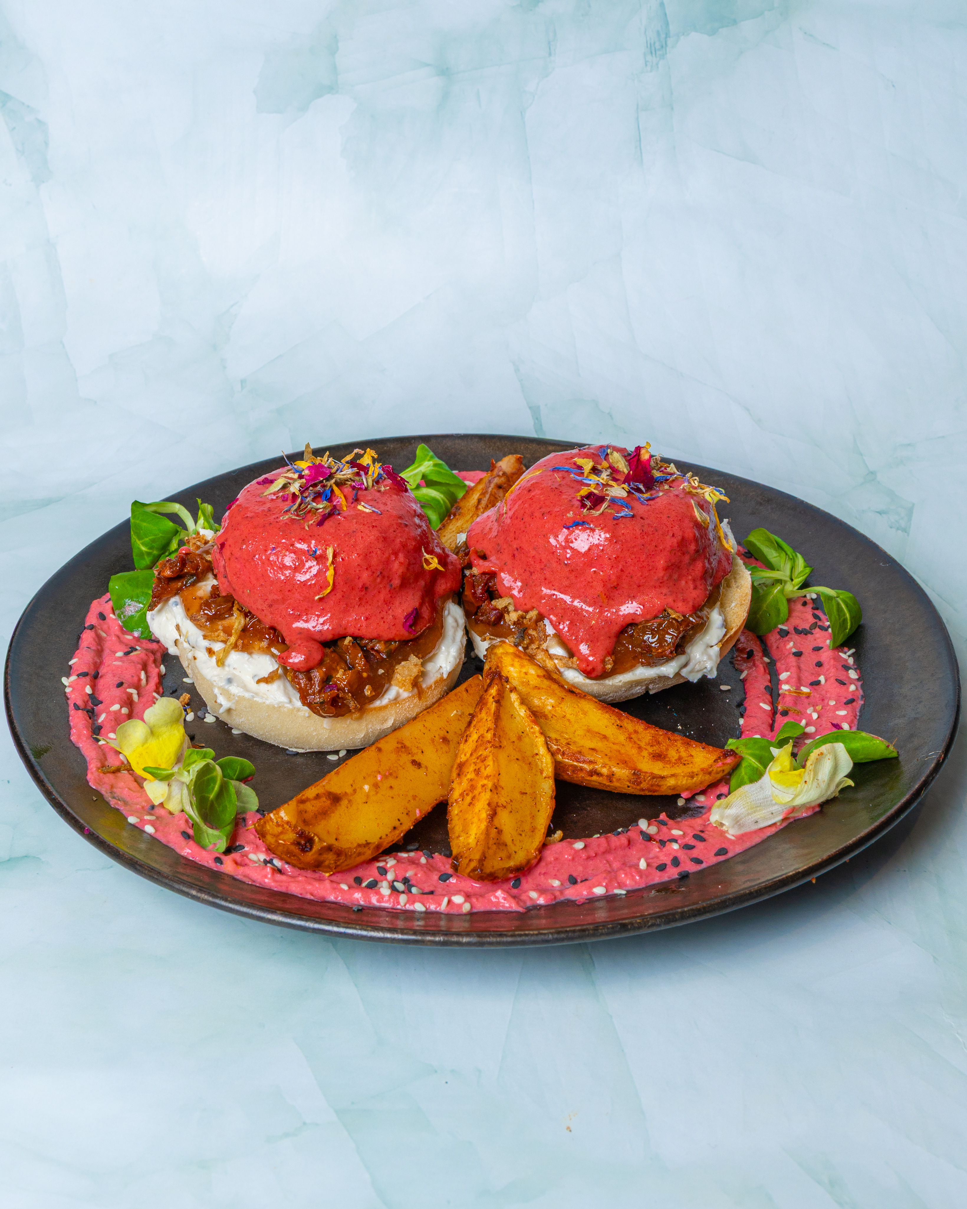 Arranged Food and Objects