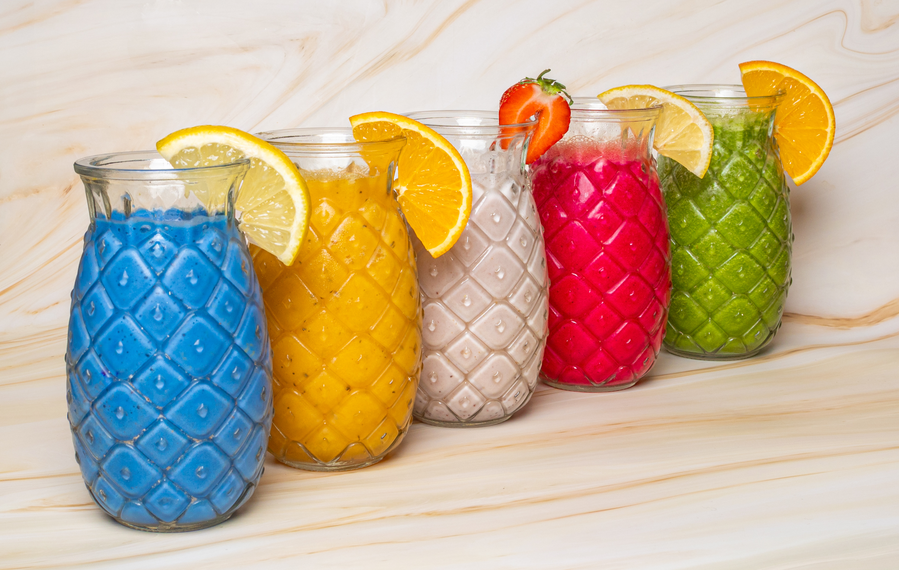 Arranged Food and Objects