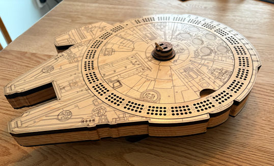 millenium falcon crib board