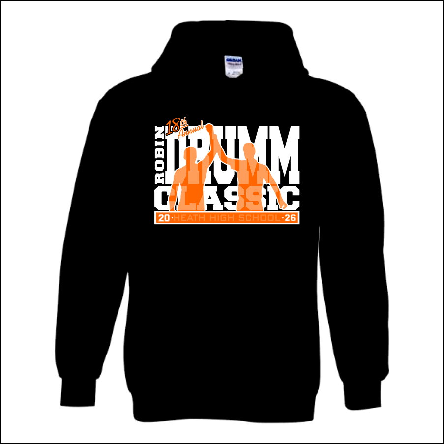 DrummClassic2026 Black 50/50 Hooded Sweatshirt
