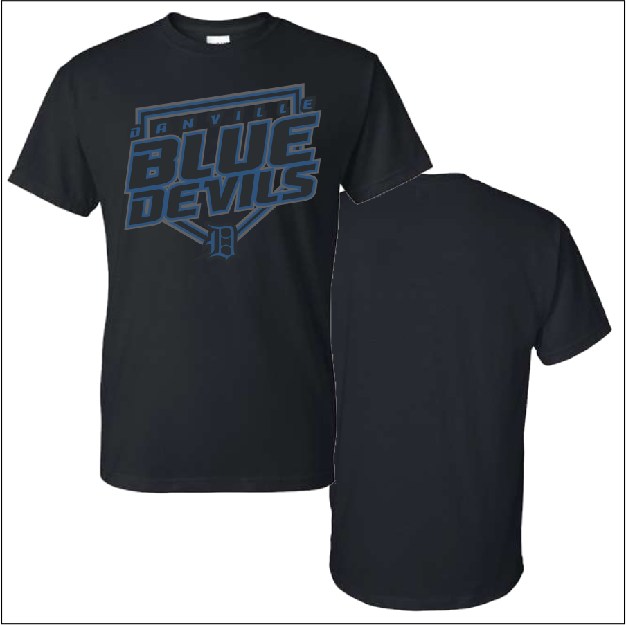 DanvilleSoftball12026 Black 50/50 Tshirt