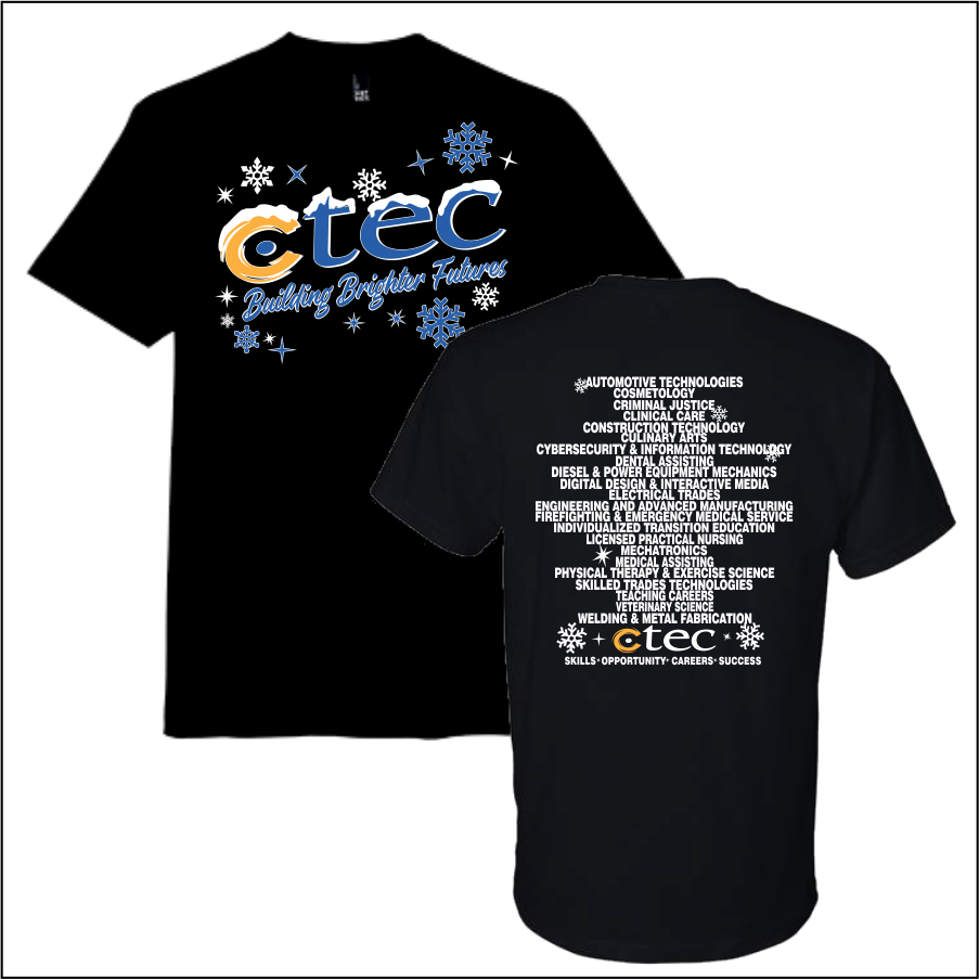 CTECFallSale Student Design Black Tri-Blend Tshirt (Softstyle)