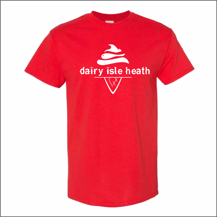 MCBB26 Dairy Isle Heath White 50/50 Tshirt (7 & 8 YO)