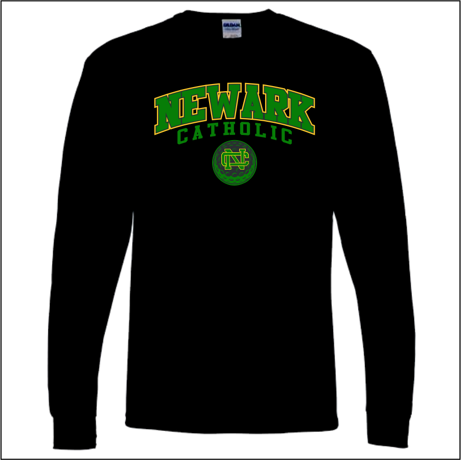 NCGolf26 Black 50/50 Long Sleeve Tshirt