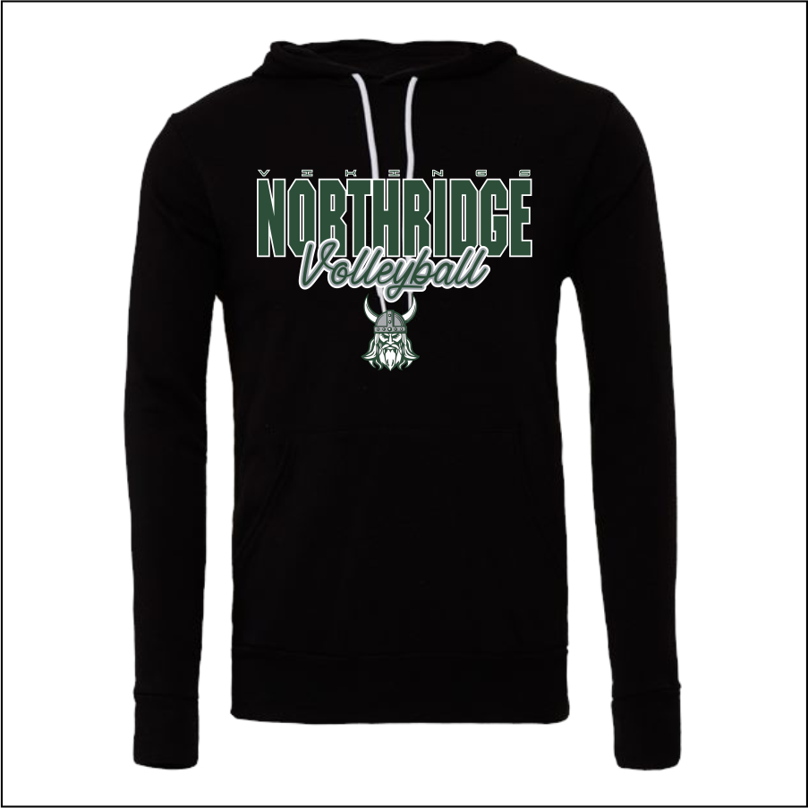 NorthridgeVB Black Softstyle Hooded Sweatshirt