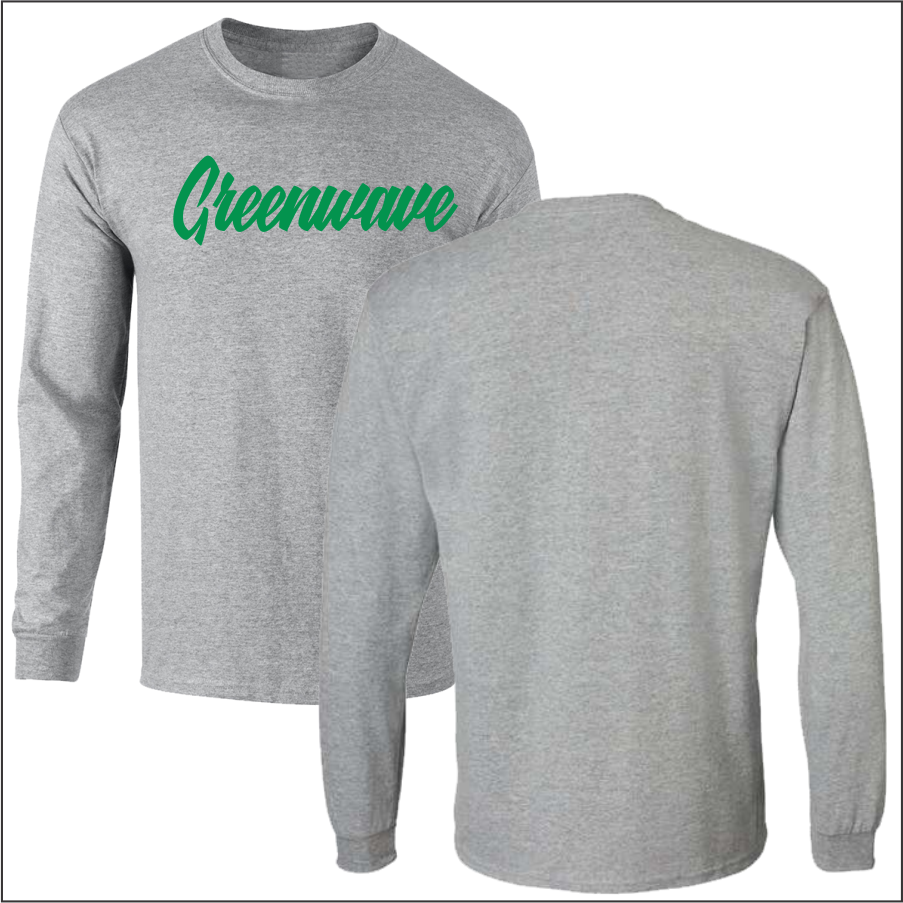 SFDS326 Design1 Grey 50/50 Long Sleeve Tshirt