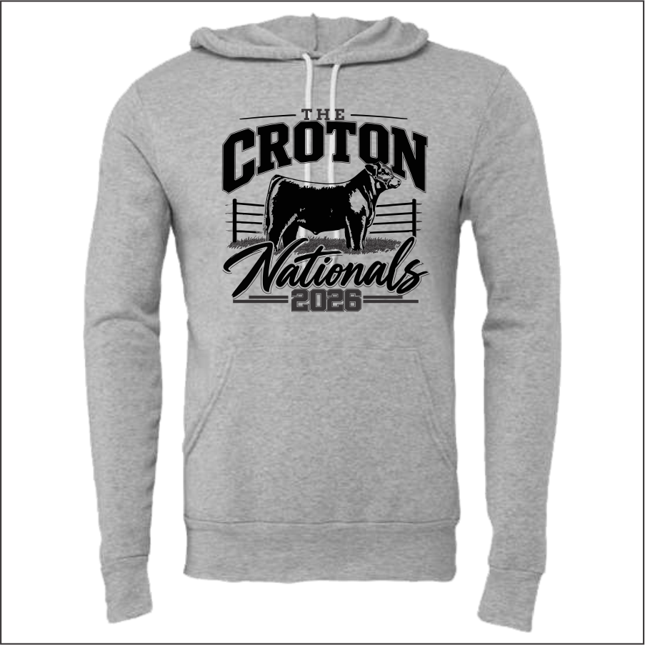 CrotonNationals26 Grey Softstyle Hooded Sweatshirt
