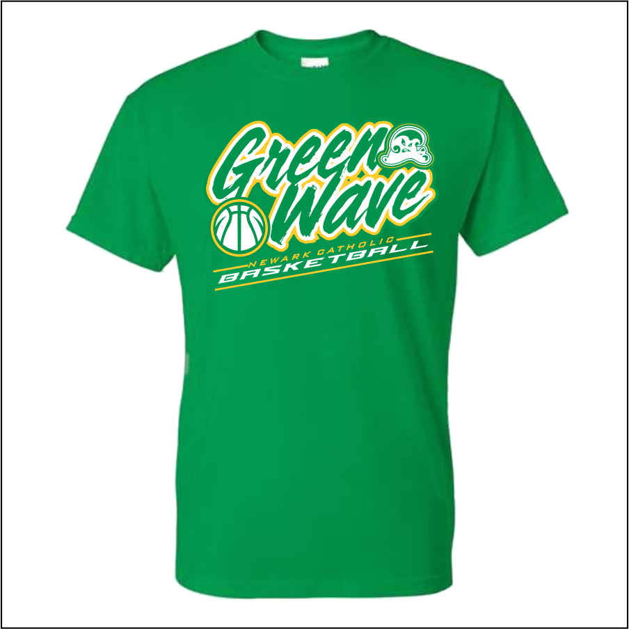 NCGirlsBBall Green 50/50 Tshirt