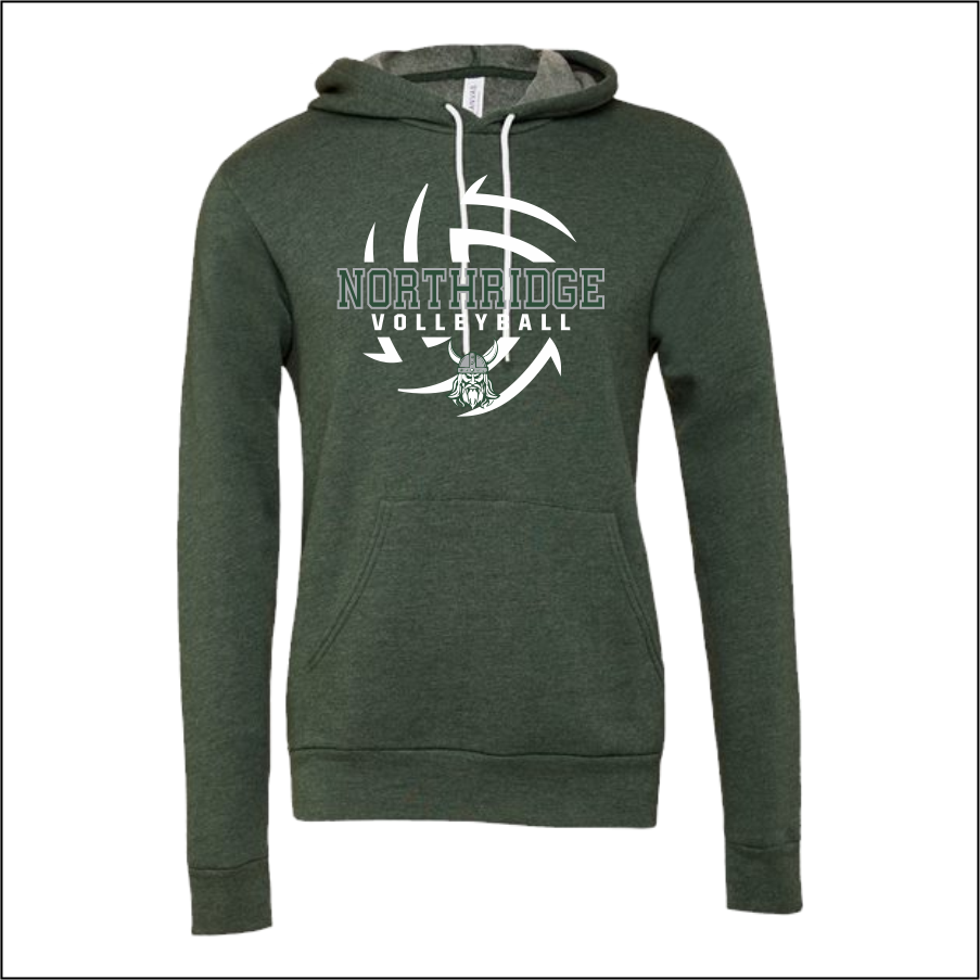 NorthridgeVB Dark Green Softstyle Hooded Sweatshirt