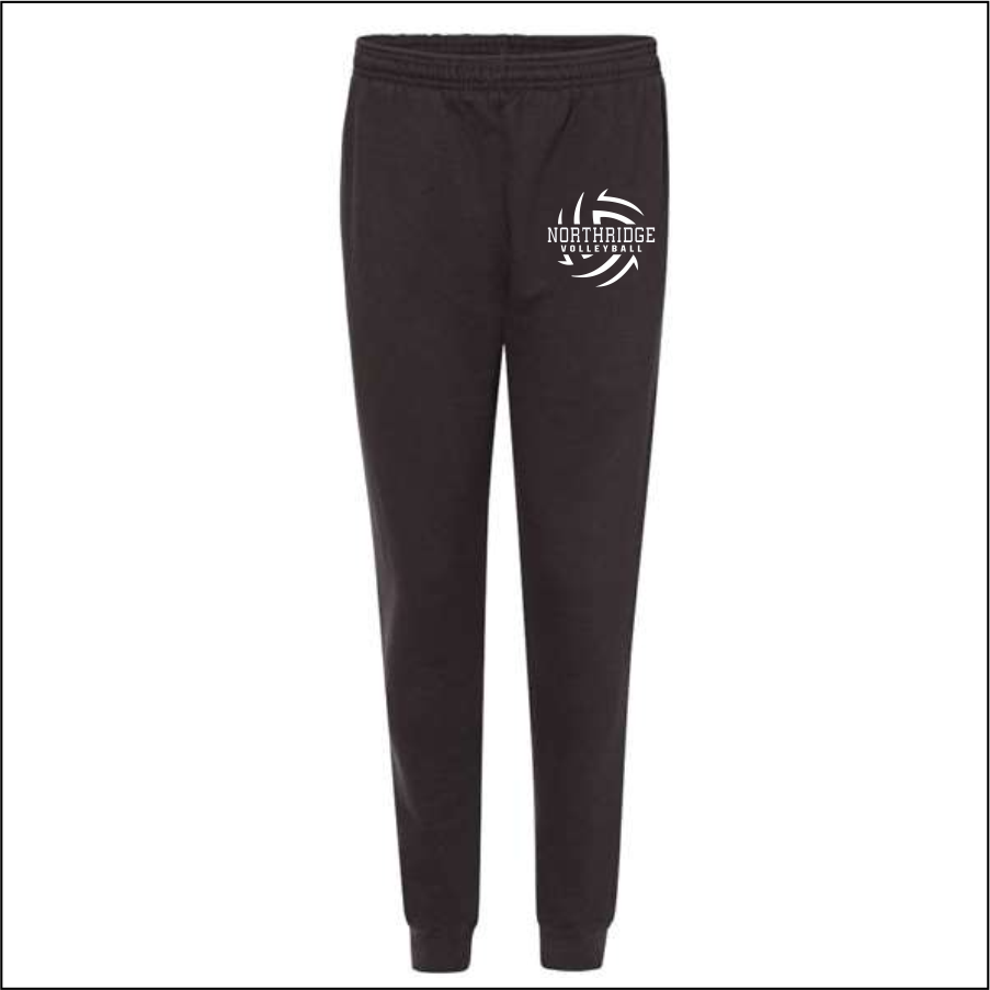 NorthridgeVB Black Badger Sport Athletic Fleece Joggers