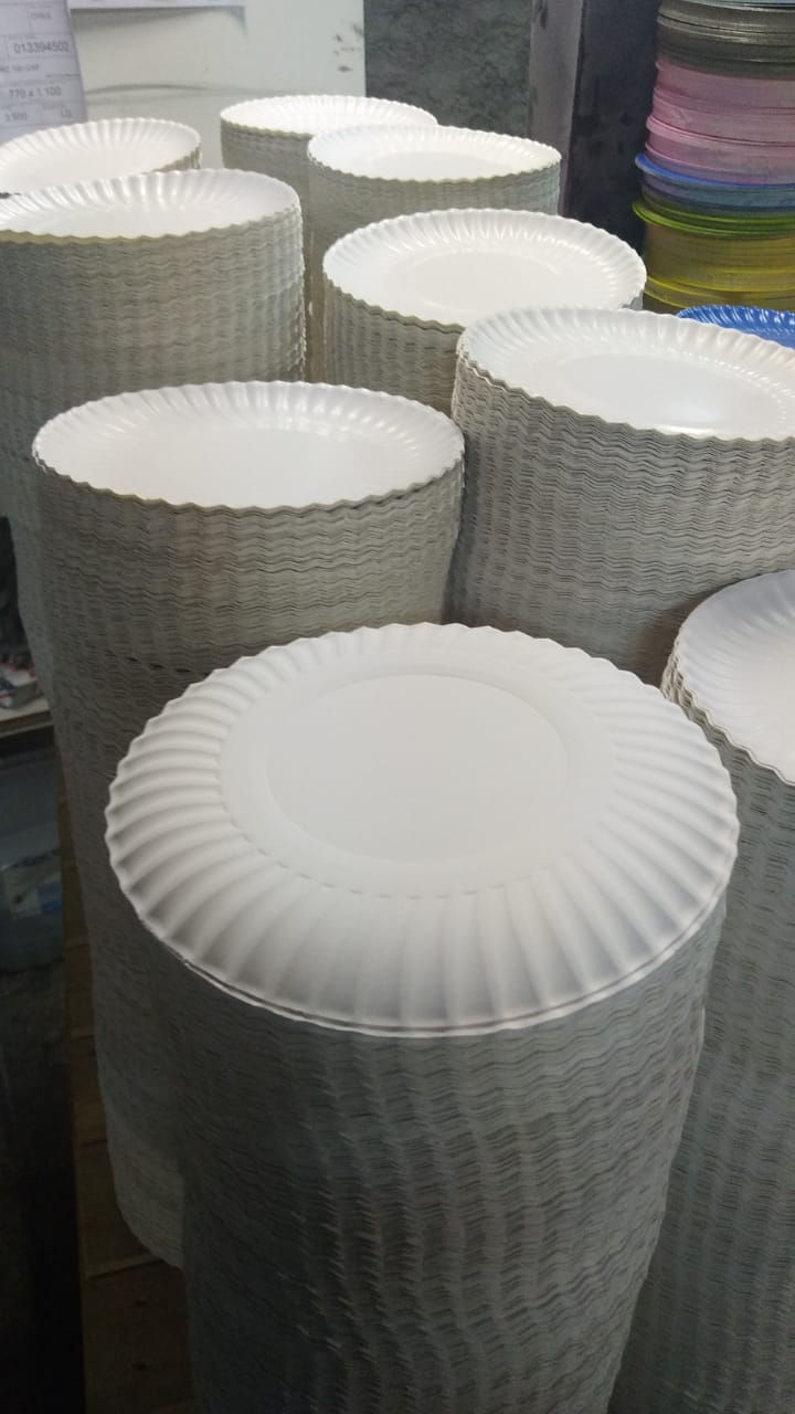 10.000 Platos Blancos - Carton resistente