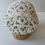 Thumbnail: Ivory Cotton Lace Overlay Flatcap