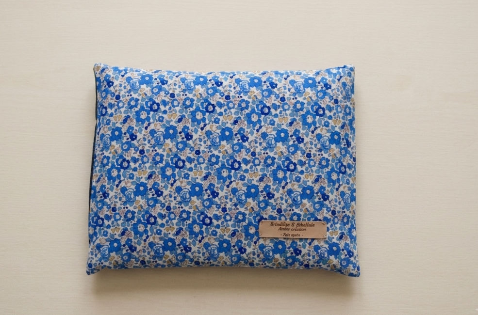Housse de bouillotte sèche graines de lin Liberty Coton