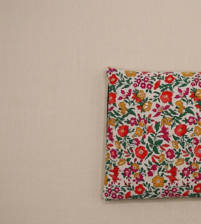 Miniature : Housse de bouillotte sèche graines de lin Liberty Coton