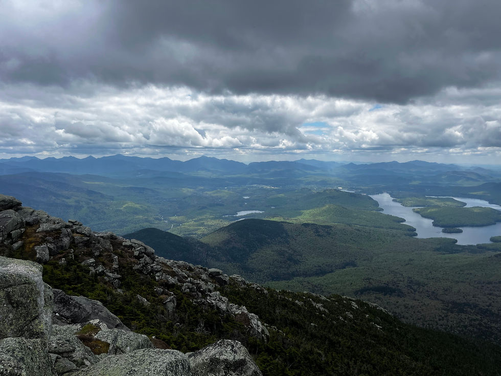 Vue du sommet du Mont Whiteface