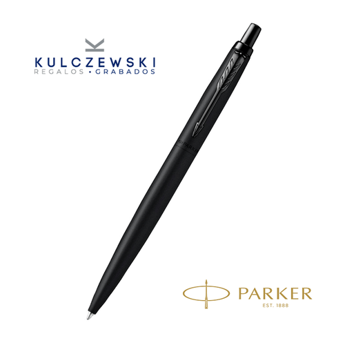 Bolígrafo Parker Jotter Xl Gris, Terminaciones Cromadas, Punta Media Con Caja De Regalo