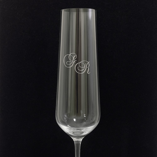 Copa Flauta Cristal Grabada