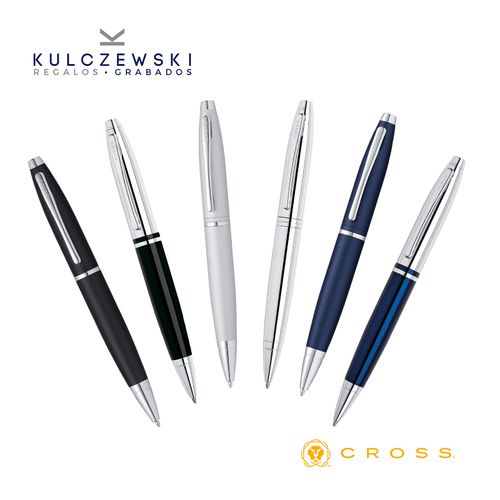 Bolígrafo Rollerball Cross Calais Duo Azul Mate.