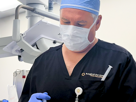 Dr. Kiddy performing surgery