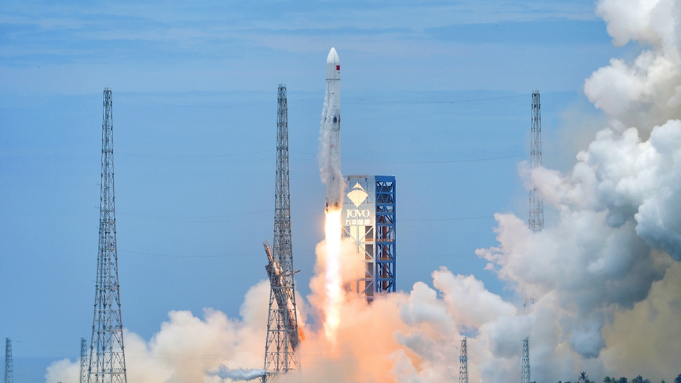 China successfully tests sea-based rocket booster recovery system (Image Source: CASC)