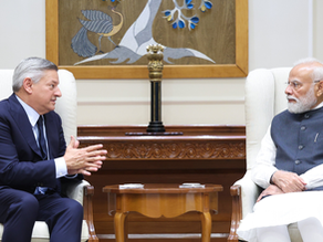 PM Modi-Netflix Meet: Prime Minister Narendra Modi had a meeting with Netflix Co-CEO Ted Sarandos on Wednesday to discuss various aspects and scope of Indian media and storytelling skills. (Image Source: X/PM Modi)