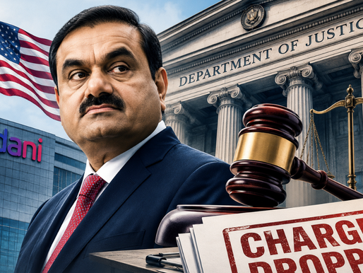 Gautam Adani's legal case faces fresh scrutiny after the US Justice Department defended dropping charges on legal, not investment, grounds. (AI-Generated Image)