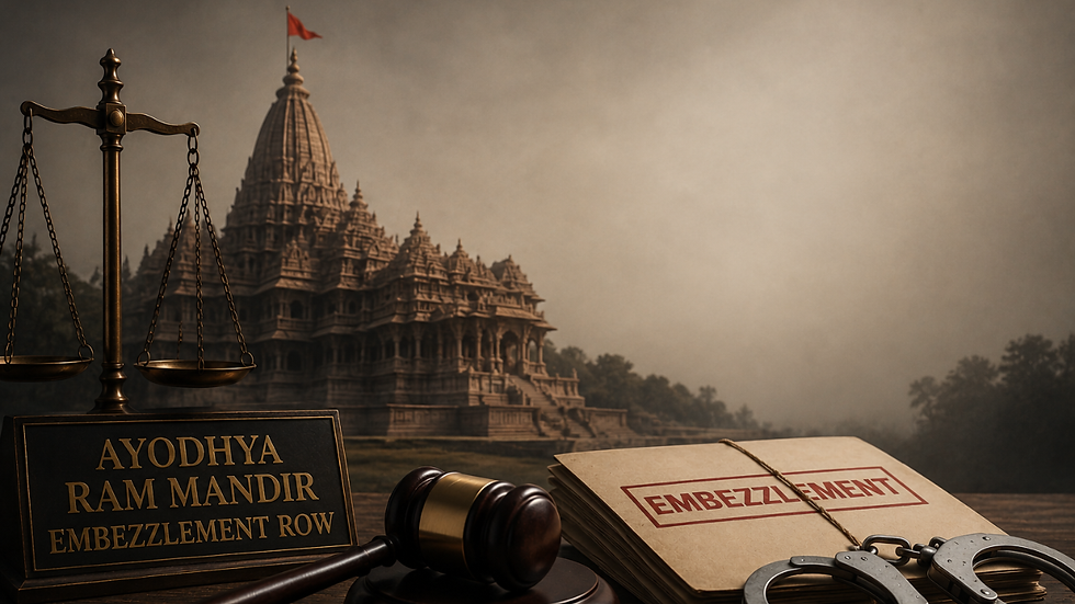 Legal battle intensifies as Ayodhya lawyers refuse to represent Ram Temple embezzlement accused, escalating demands for accountability and investigation.