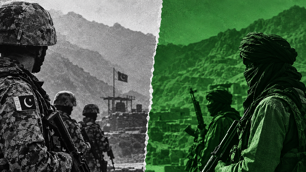 Pakistan claims Taliban-backed militants attempted infiltration and shelled border posts, escalating tensions with Afghanistan as Kabul denies the allegations. (AI-Generated Image)