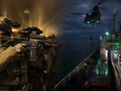 Royal Marine commandos board the Russia-linked tanker Smyrtos during a six-hour operation in the English Channel, as Britain steps up efforts against Moscow's shadow fleet.