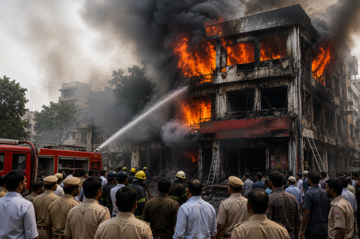 Lucknow Coaching Fire: Many Die Again as Teachers Fail to Learn a Lesson