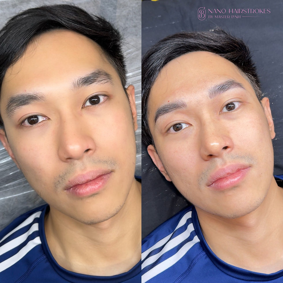 Men’s Eyebrow Embroidery Singapore / Nano Hairstrokes for Men Singapore”