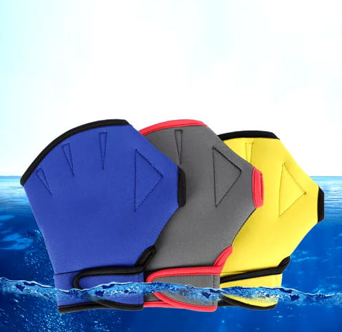 Thumbnail: 2Pieces Neoprene Diving Gloves Snorkeling Swimming Paddles Palm