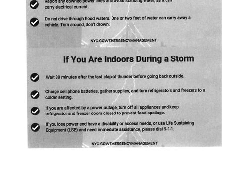 A Few Safety Tips If You are Outside or Inside during a Storm.