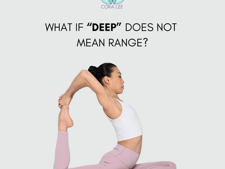 WHAT IF “DEEP” DOES NOT MEAN RANGE