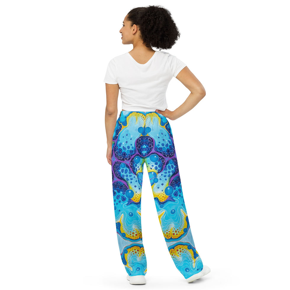 Thumbnail: Carousel- Women's Wide-Leg Pants