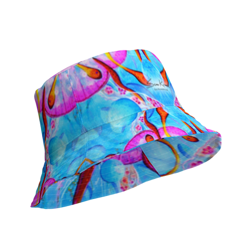 Reversible Bucket Hat- Jellies Print | SCOTT KLIMEK ART