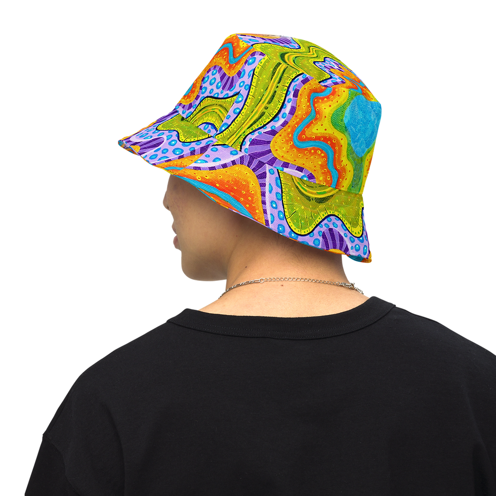 Thumbnail: Reversible bucket hat- Resplendent