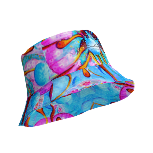 Reversible Bucket Hat- Jellies Print | SCOTT KLIMEK ART