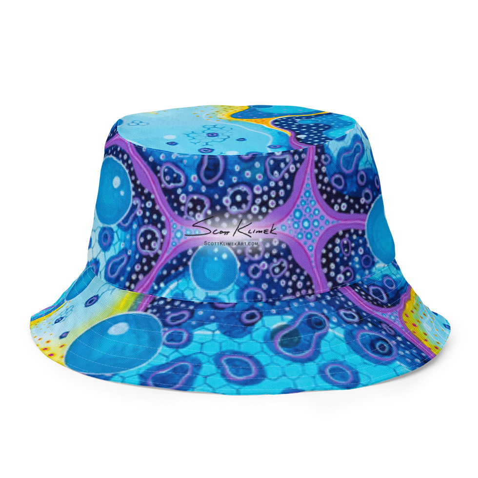 Thumbnail: Reversible Bucket Hat- Carousel Print